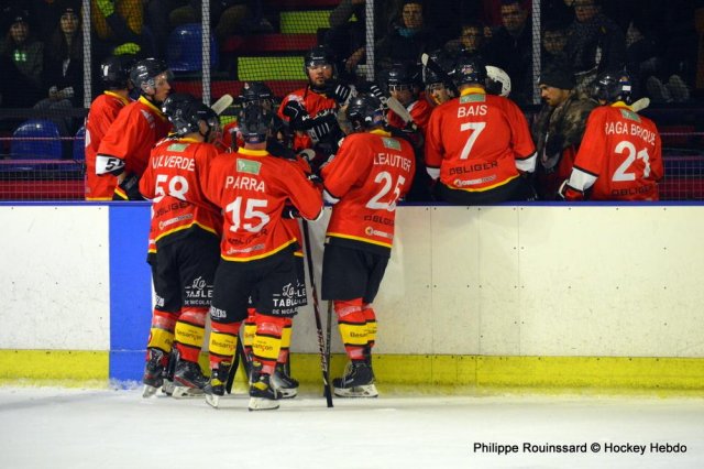 Photo hockey match Besançon - Nimes le 18/11/2023