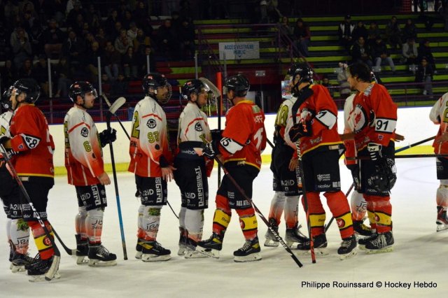 Photo hockey match Besançon - Nimes le 18/11/2023