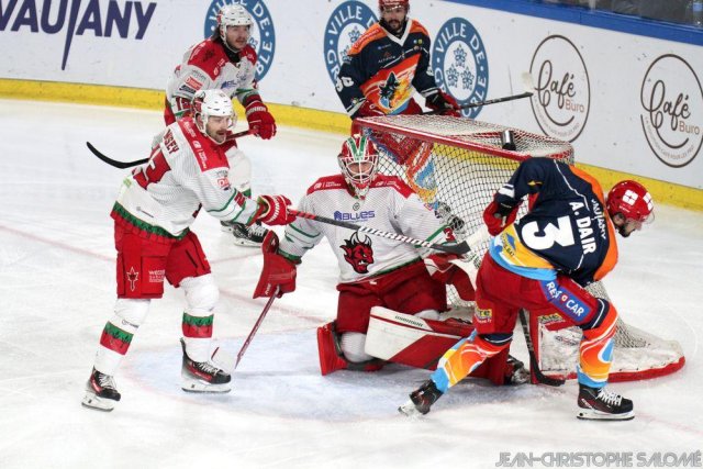 Photo hockey match Cardiff - Grenoble  le 19/11/2023