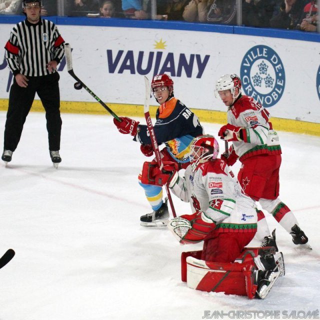 Photo hockey match Cardiff - Grenoble  le 19/11/2023