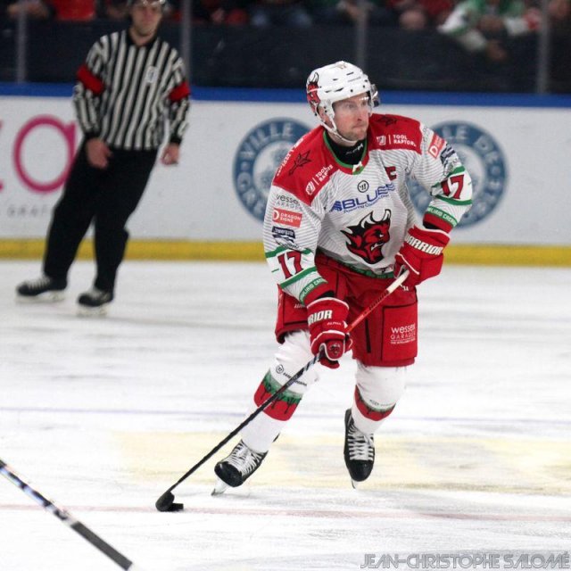 Photo hockey match Cardiff - Grenoble  le 19/11/2023