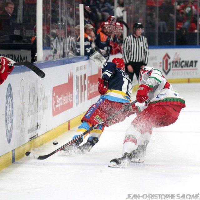 Photo hockey match Cardiff - Grenoble  le 19/11/2023