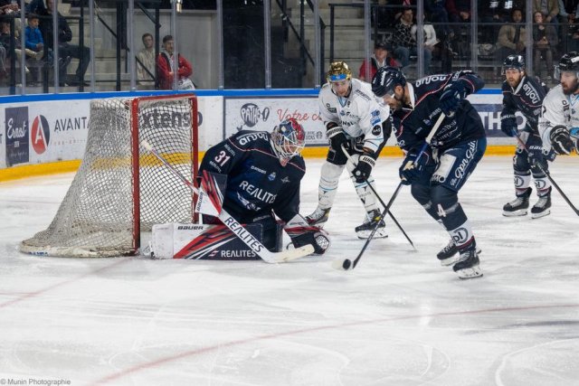 Photo hockey match Angers  - Marseille le 19/11/2023