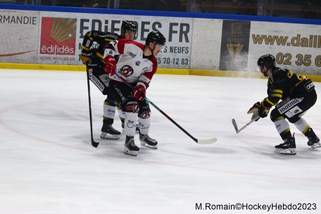 Photo hockey match Rouen - Briançon  le 23/11/2023