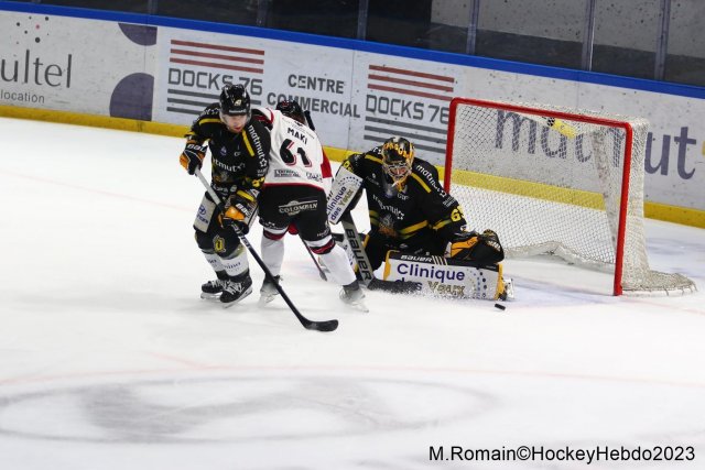 Photo hockey match Rouen - Briançon  le 23/11/2023