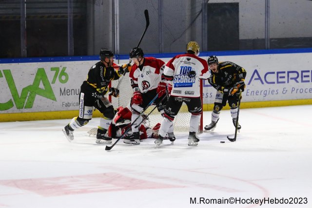 Photo hockey match Rouen - Briançon  le 23/11/2023