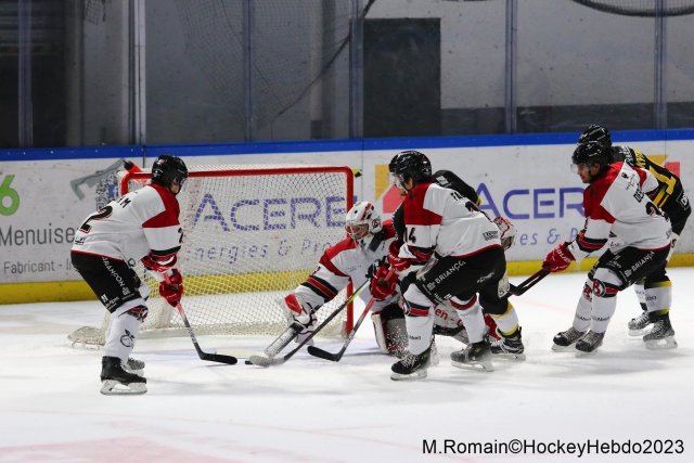 Photo hockey match Rouen - Briançon  le 23/11/2023