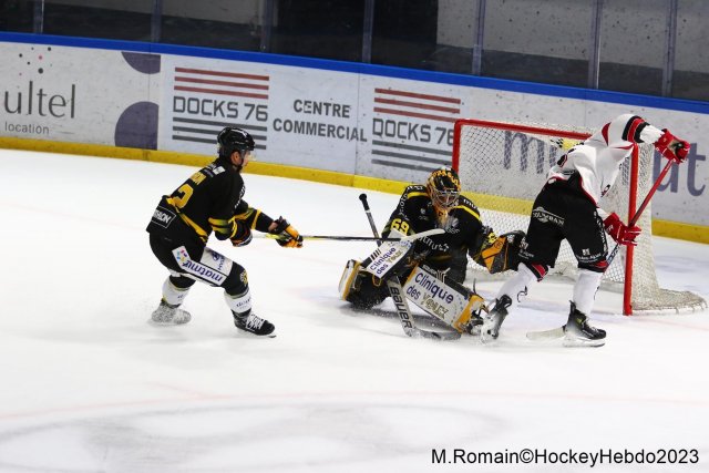 Photo hockey match Rouen - Briançon  le 23/11/2023