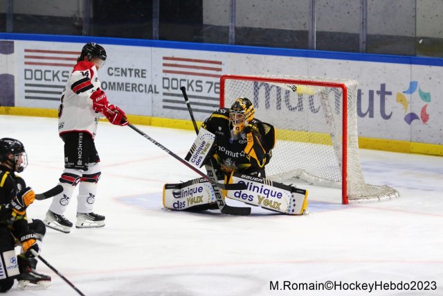 Photo hockey match Rouen - Briançon  le 23/11/2023