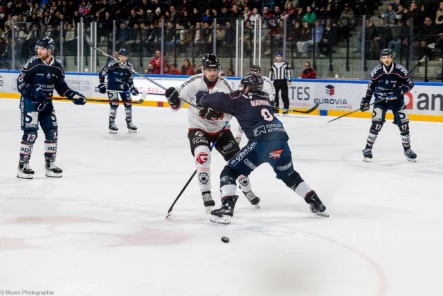 Photo hockey match Angers  - Amiens  le 24/11/2023