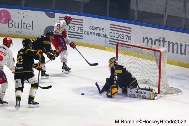 Photo hockey match Rouen - Grenoble  le 28/11/2023