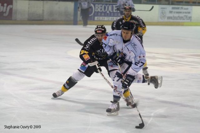 Photo hockey match Rouen - Angers  le 06/10/2009