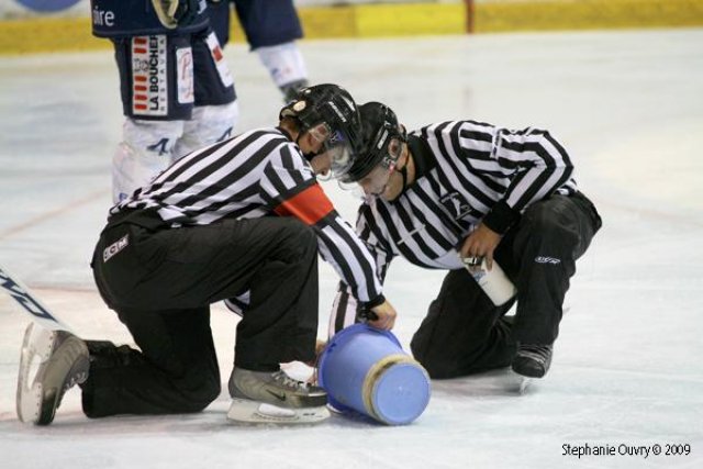 Photo hockey match Rouen - Angers  le 06/10/2009
