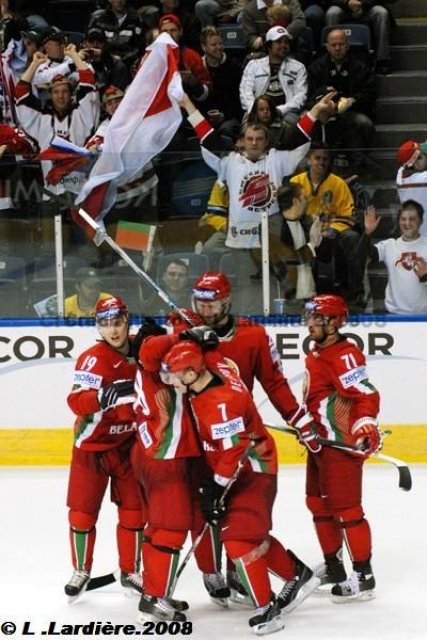 Photo hockey album Mondiaux : 2ème journée - Suède / Biélorussie
