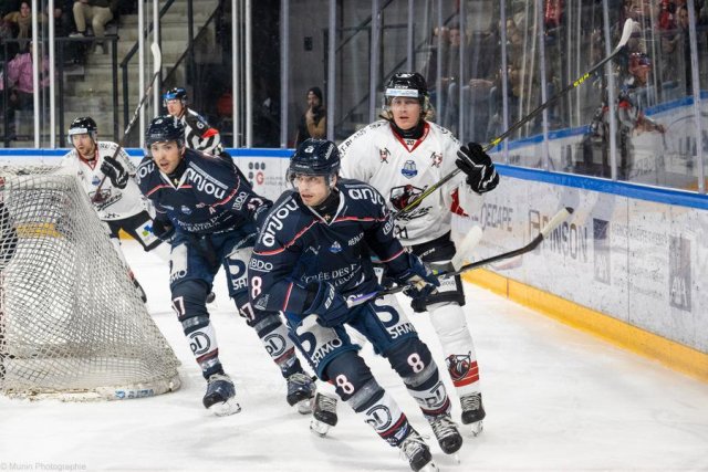 Photo hockey match Angers  - Chamonix  le 03/12/2023