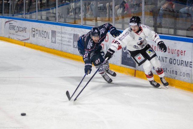 Photo hockey match Angers  - Chamonix  le 05/12/2023