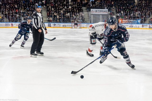 Photo hockey match Angers  - Chamonix  le 05/12/2023