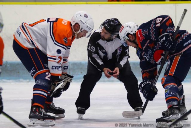 Photo hockey match Clermont-Ferrand - Montpellier  le 09/12/2023