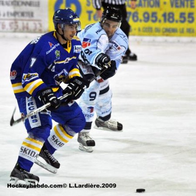 Photo hockey match Villard-de-Lans - Angers  le 10/10/2009