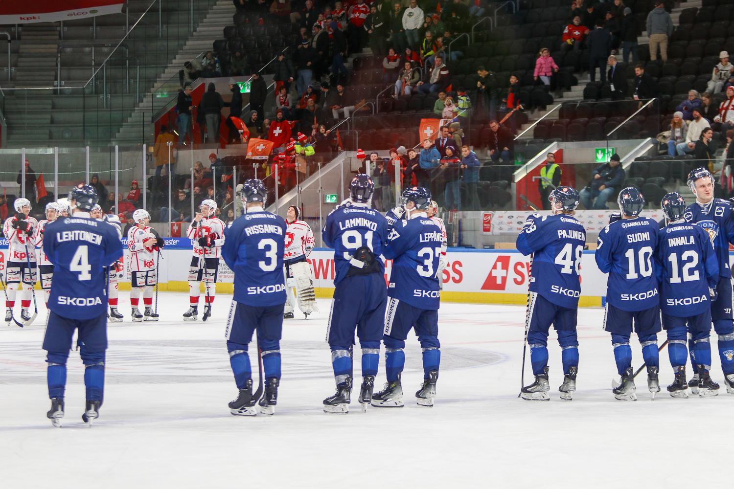Switzerland 3 - 4 Finland