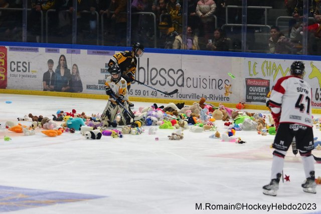Photo hockey match Rouen - Briançon  le 22/12/2023