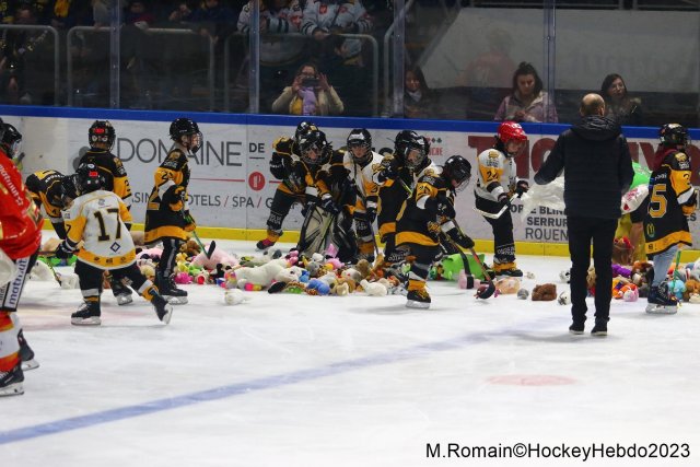 Photo hockey match Rouen - Briançon  le 22/12/2023