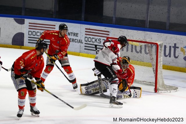 Photo hockey match Rouen - Briançon  le 22/12/2023