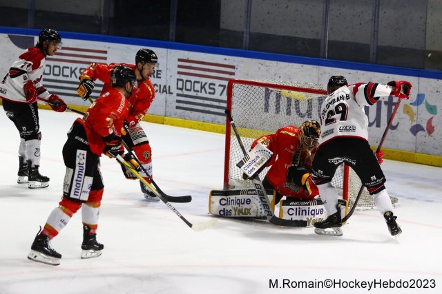 Photo hockey match Rouen - Briançon  le 22/12/2023