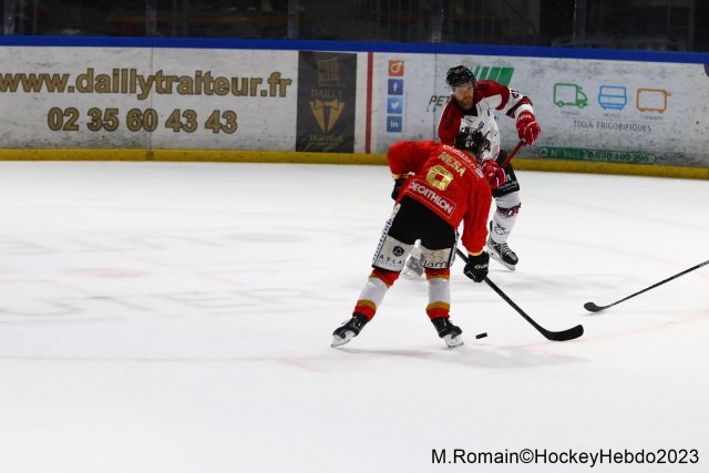 Photo hockey match Rouen - Briançon  le 22/12/2023