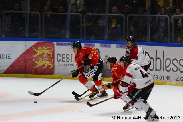 Photo hockey match Rouen - Briançon  le 22/12/2023