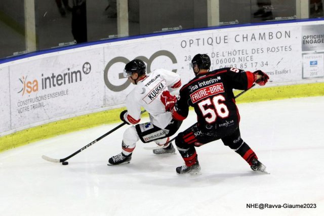Photo hockey match Nice - Chamonix  le 22/12/2023