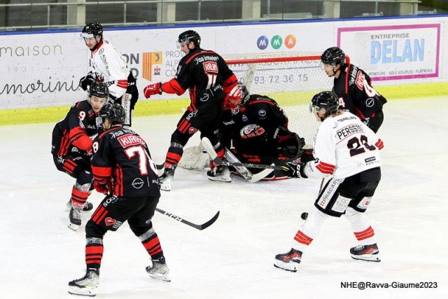 Photo hockey match Nice - Chamonix  le 22/12/2023
