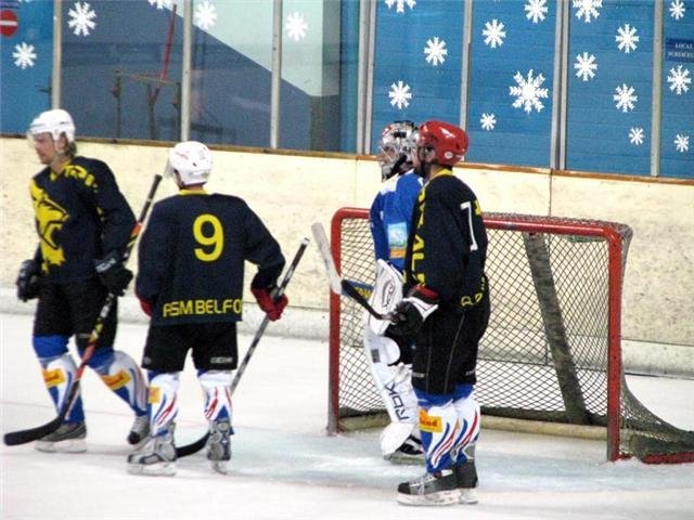 Photo hockey match Besançon - Belfort  le 10/10/2009