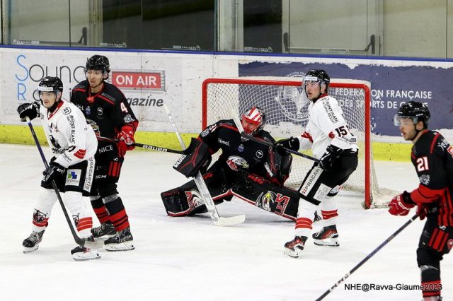 Photo hockey match Nice - Chamonix  le 22/12/2023