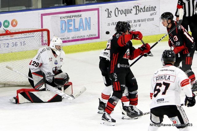 Photo hockey match Nice - Chamonix  le 22/12/2023