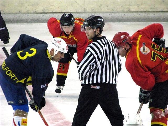 Photo hockey match Besançon - Belfort  le 10/10/2009