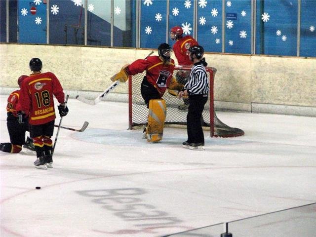Photo hockey match Besançon - Belfort  le 10/10/2009
