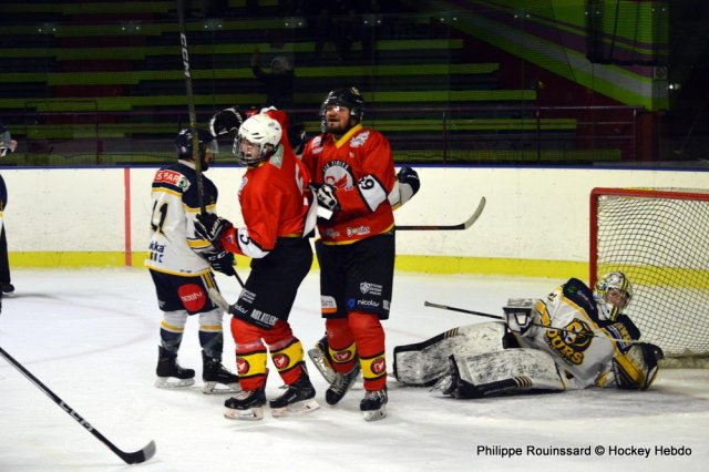 Photo hockey match Besançon - Villard-de-Lans II le 06/01/2024