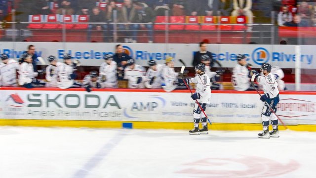Photo hockey match Amiens  - Angers  le 05/01/2024
