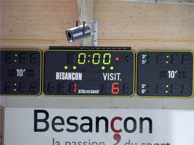 Photo hockey match Besançon - Belfort  le 10/10/2009