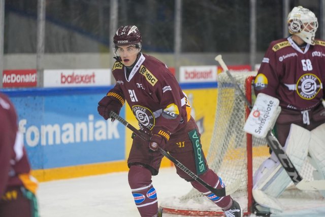 Photo hockey match Genève - Zug le 12/01/2024