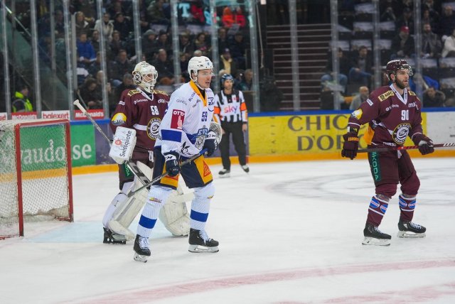 Photo hockey match Genève - Zug le 12/01/2024