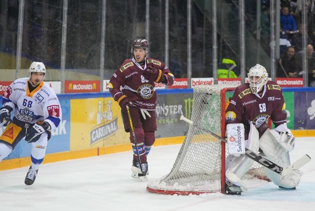Photo hockey match Genève - Zug le 12/01/2024
