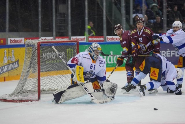 Photo hockey match Genève - Zug le 12/01/2024