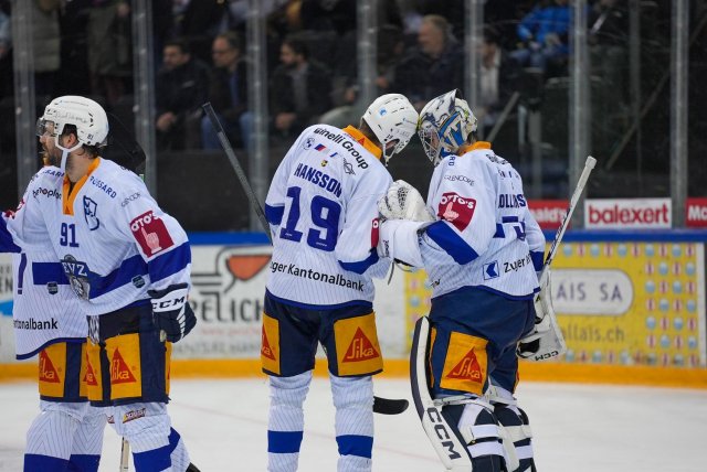 Photo hockey match Genève - Zug le 12/01/2024