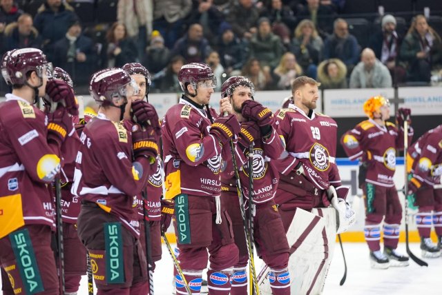 Photo hockey match Genève - Zug le 12/01/2024