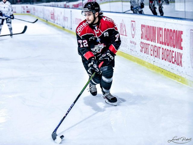 Photo hockey match Bordeaux - Angers  le 12/01/2024