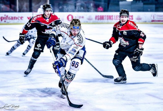 Photo hockey match Bordeaux - Angers  le 12/01/2024