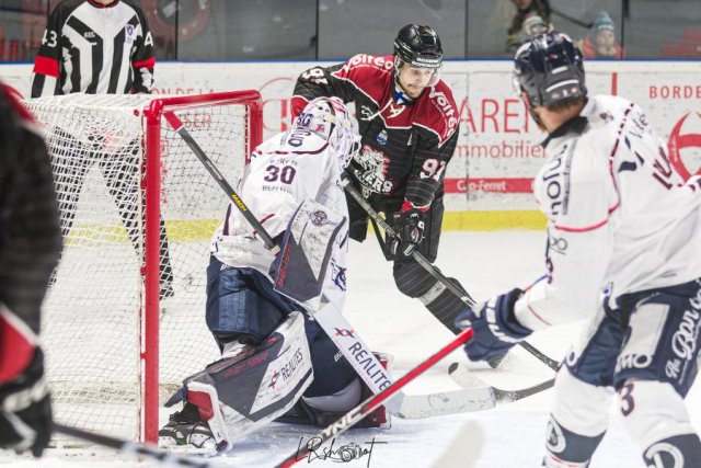 Photo hockey match Bordeaux - Angers  le 12/01/2024