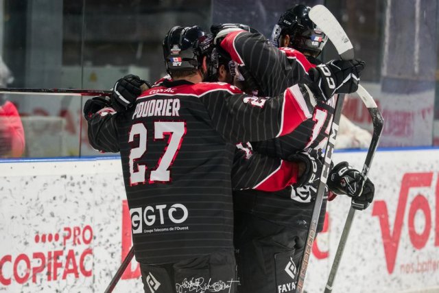 Photo hockey match Bordeaux - Angers  le 12/01/2024